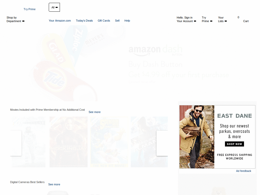 Cloaked Navigation - AMZN