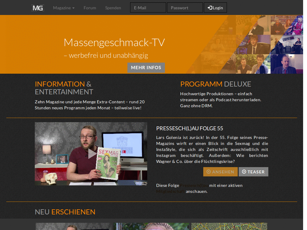 Massengeschmack dark