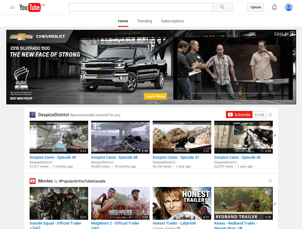 youtube.com no popup ads - без рекламы в середине