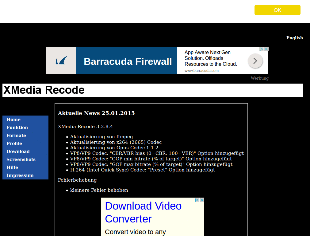 xmedia-recode - dark