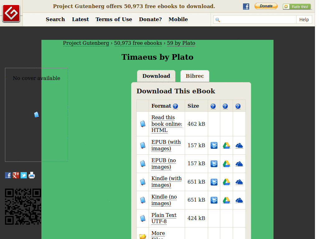 Project Gutenberg Readable