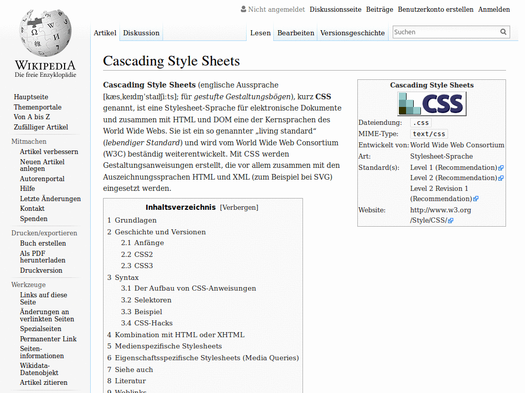 Wikipedia for reading
