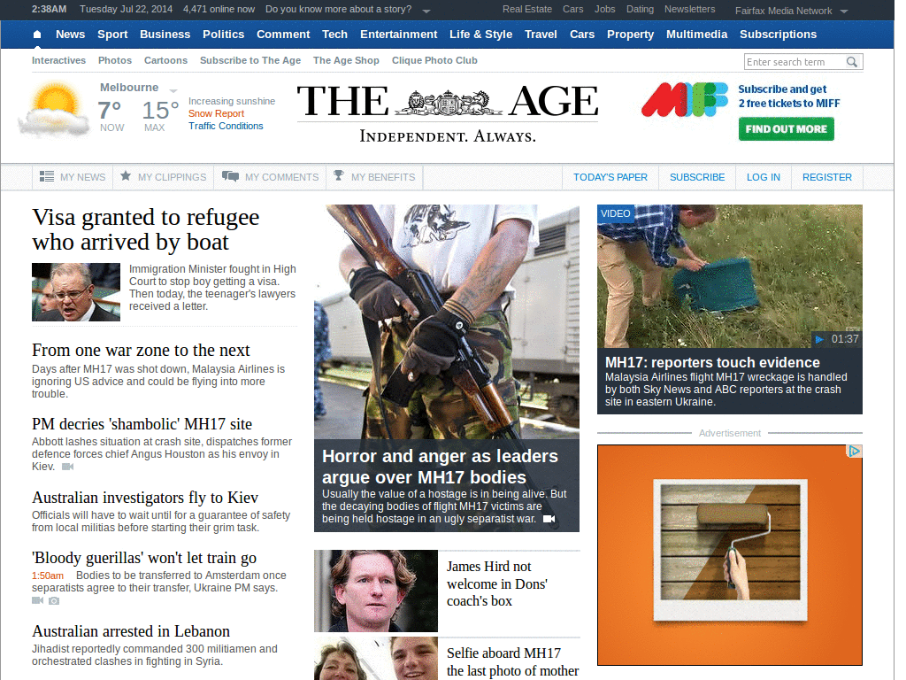 The Age No Ads