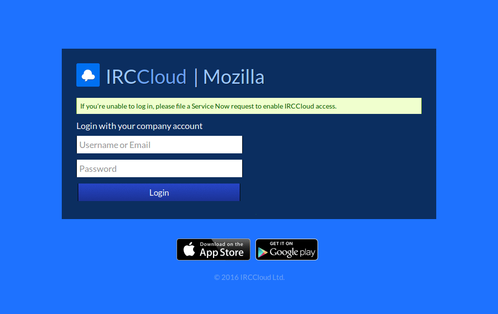IRCCloud - enterprise (probably older version)