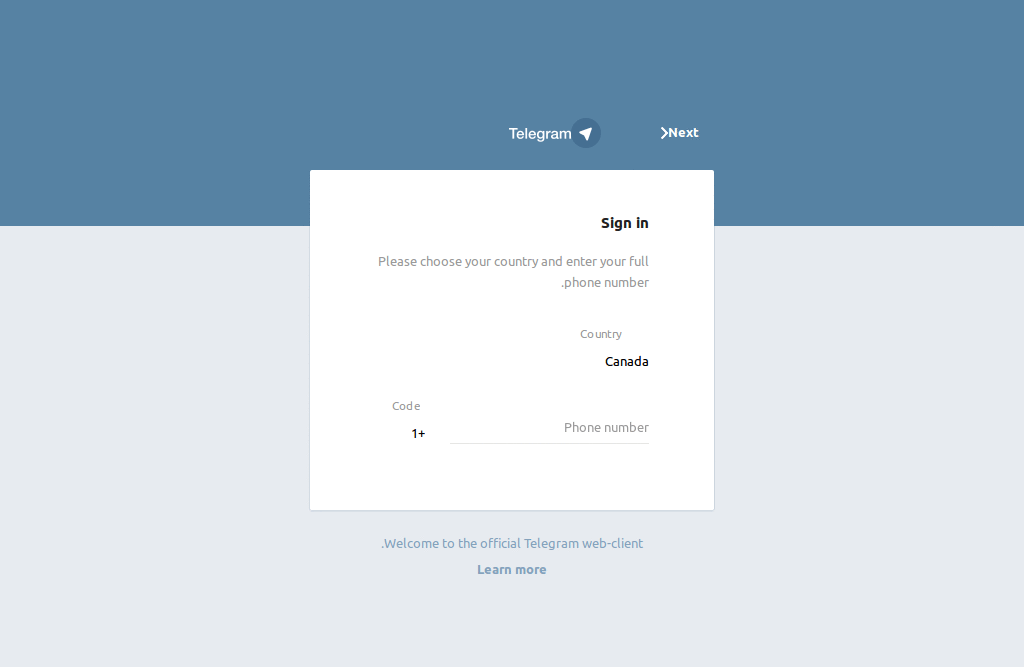 telegram web farsi
