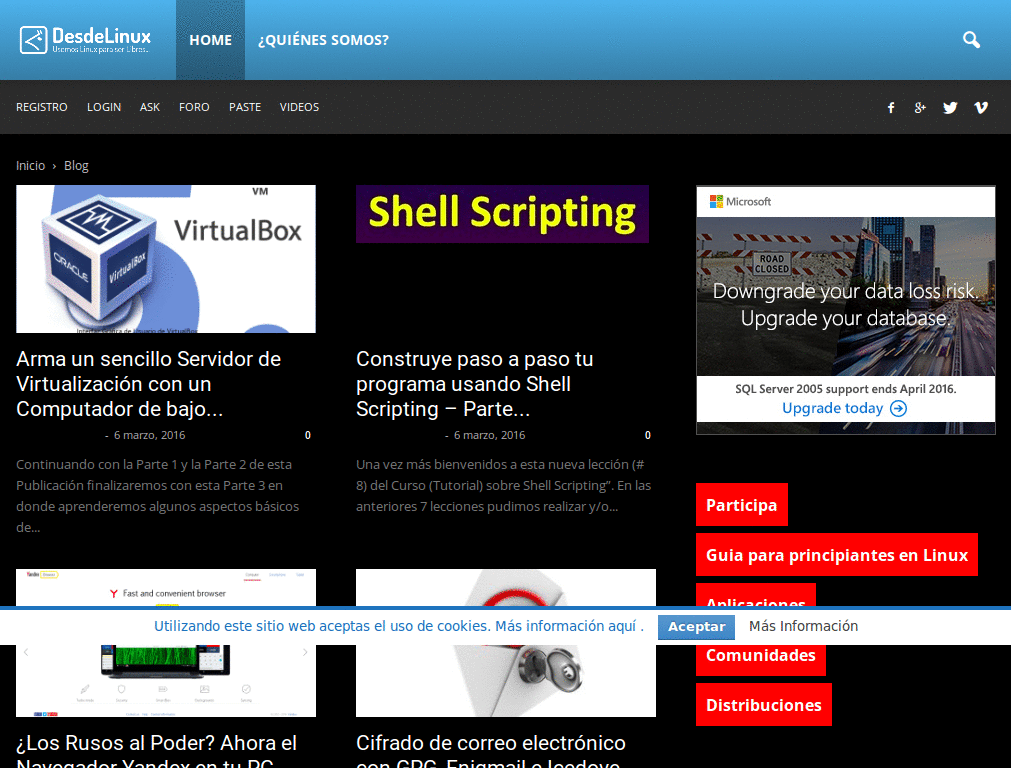 DesdeLinux Dark