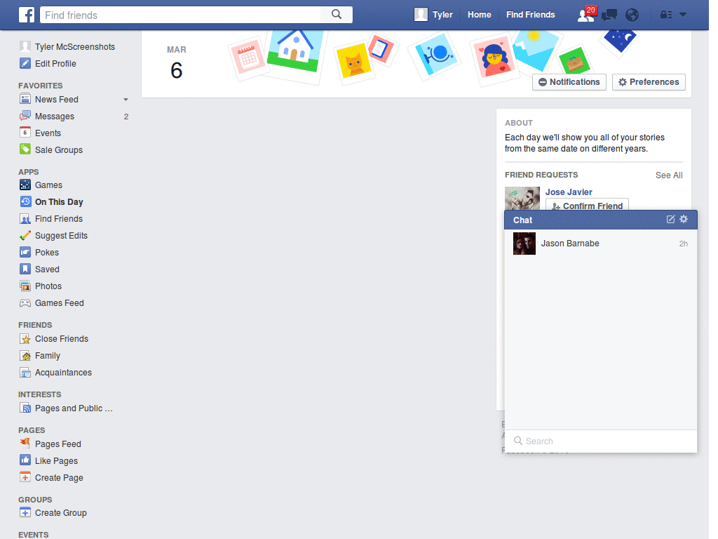 Remove Facebook's "On This Day"(過去のこの日)