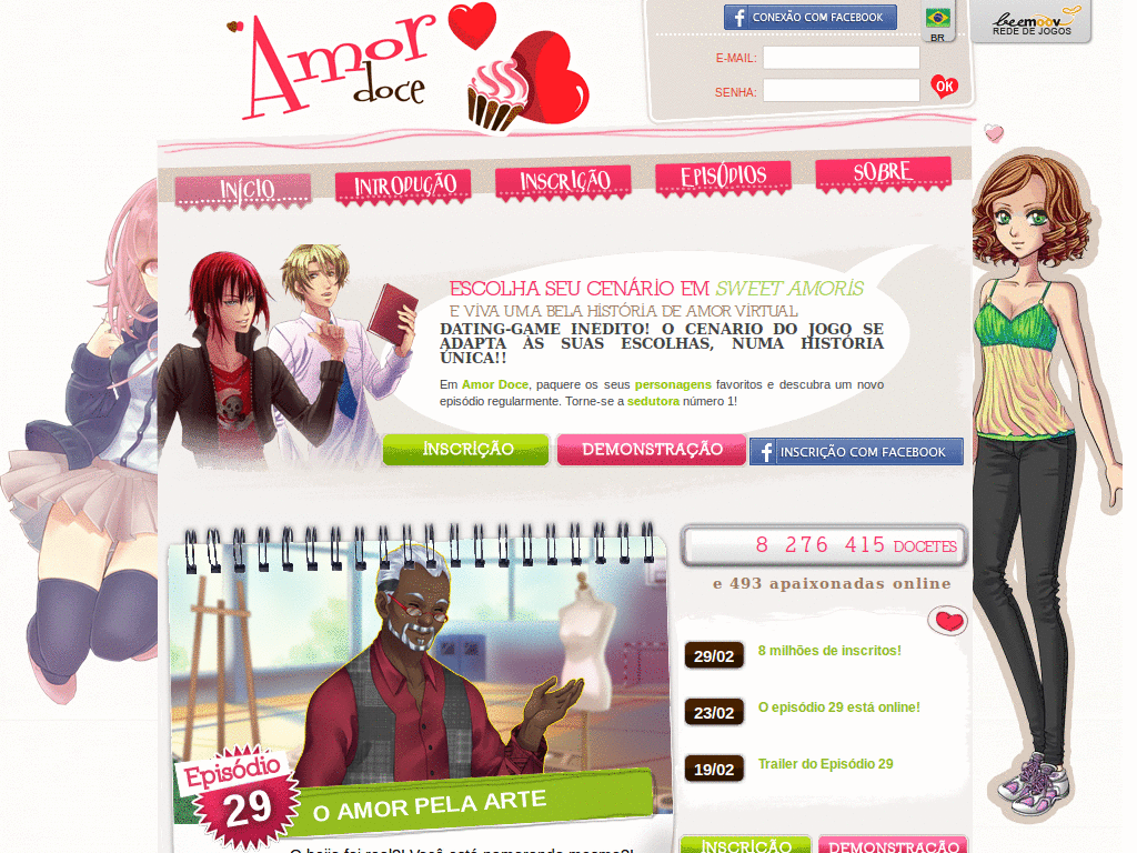 amor doce tema rosa da nanami