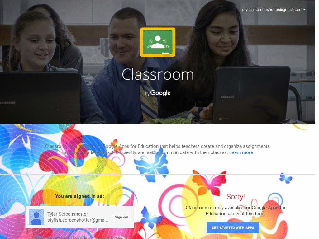 Google Classroom, simple change