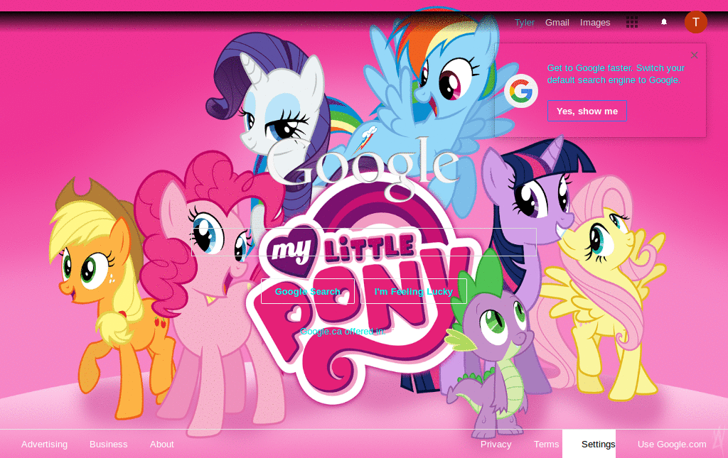 My little pony para Google