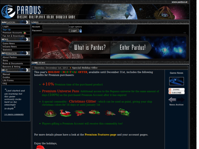 Pardus opponents