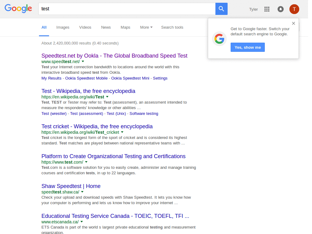 Google Services - Disable privacy policy question