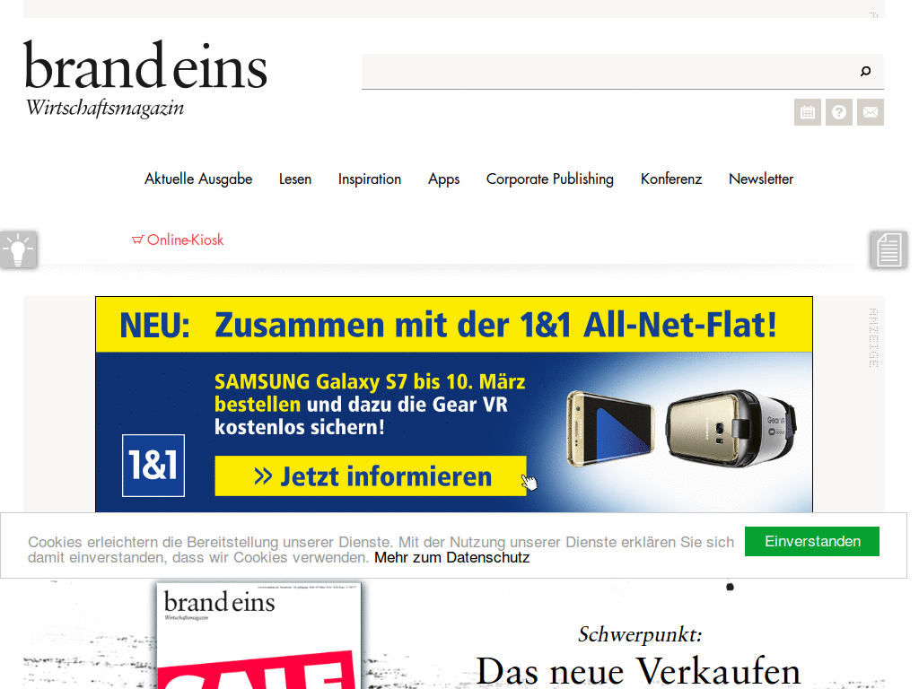 BrandEins Hover Share Buttons Removal