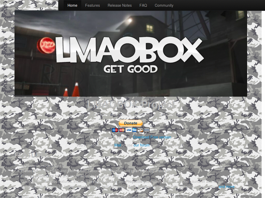 Lmaobox Dark 2016 v2 Custom Background