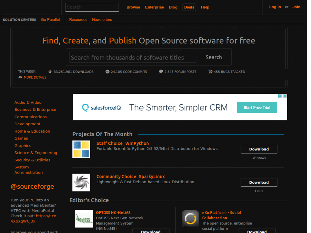 SourceForge.net - Black & Orange [PocketAppZ]