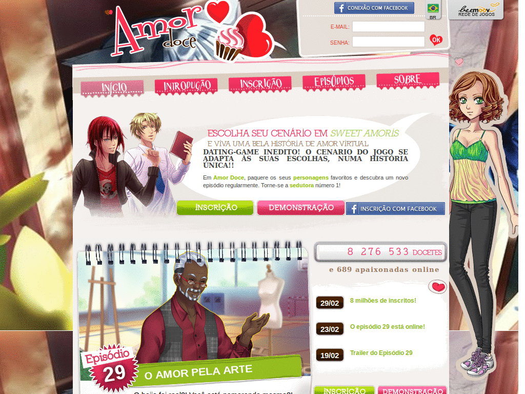 Amor doce:Blue Banner Anime