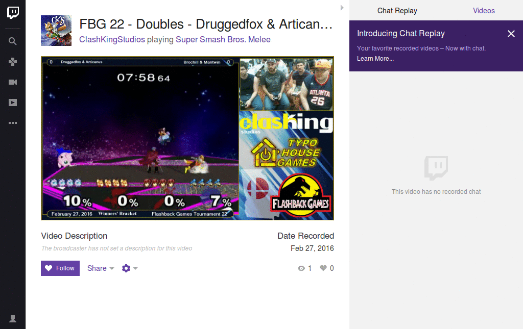 Twitch VODs - Remove Black Overlay on Pause