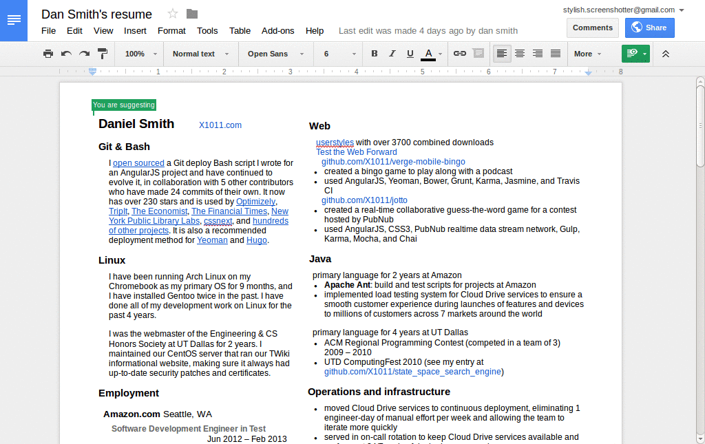 Google Docs: disable cursor blink