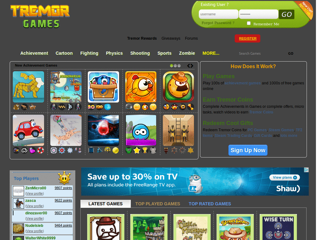 Dark Tremorgames