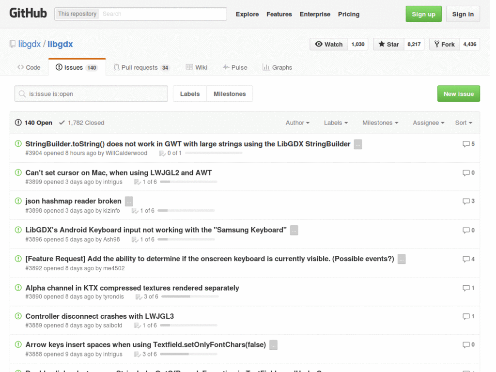 Collapse Github Issue Labels