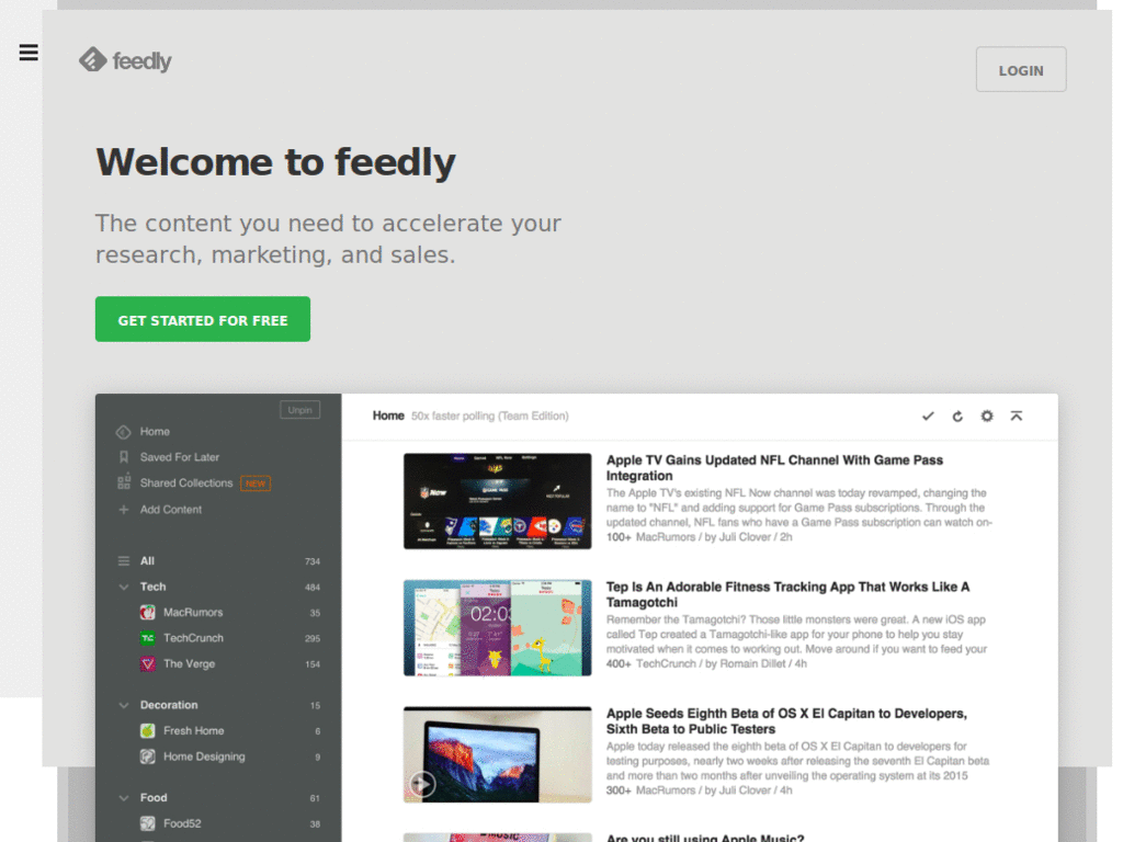 Feedly make fine