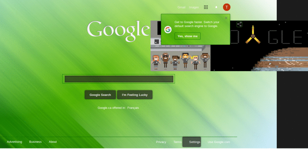 Google Green theme