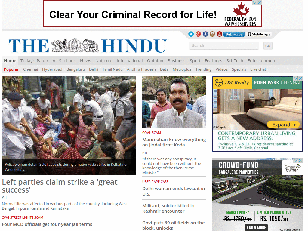 Hindu.com widener