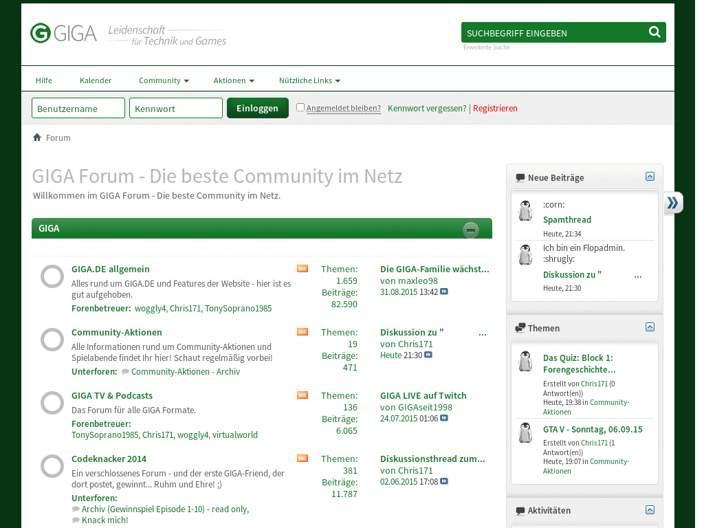 forum.giga.de - PSI-Leiste ausgeblendet