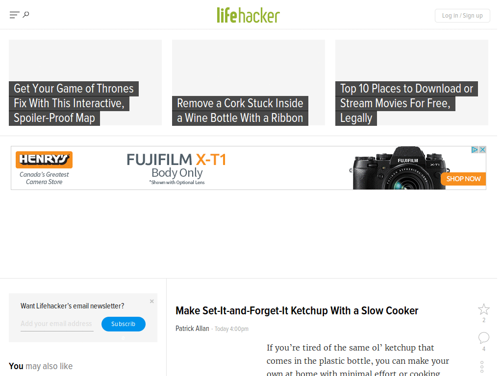 Gawker site image blocker
