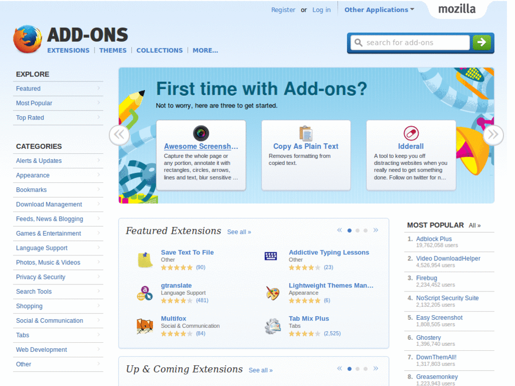 Addons header styling