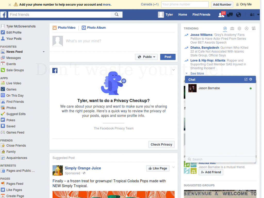 Don't waste your time - facebook