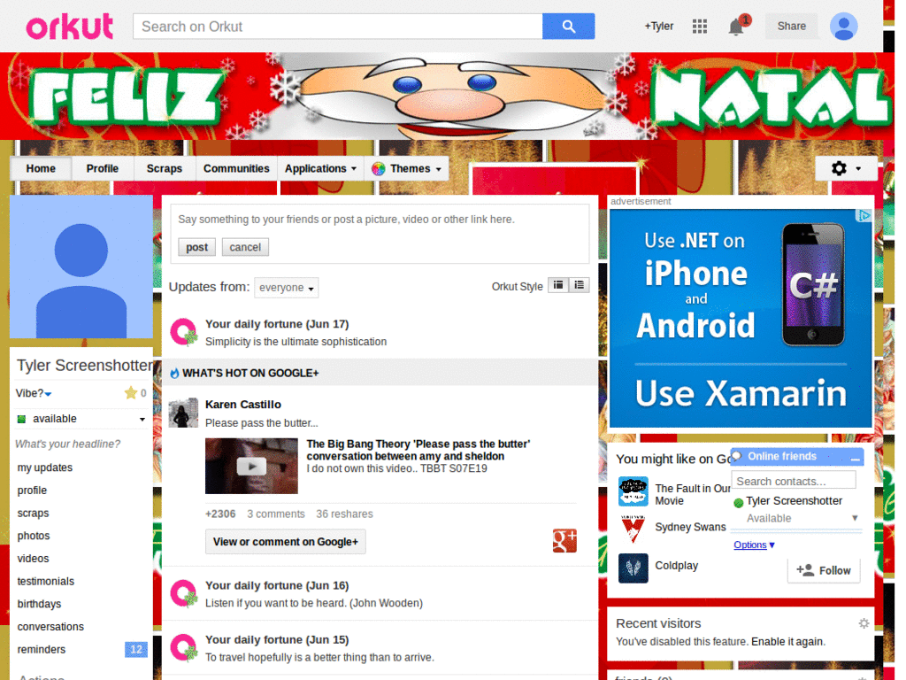 Orkut - Feliz Natal 2 ( by Templah.com )