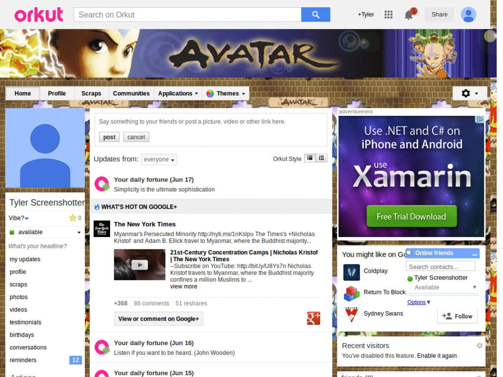 Orkut - Avatar ( by Templah.com )