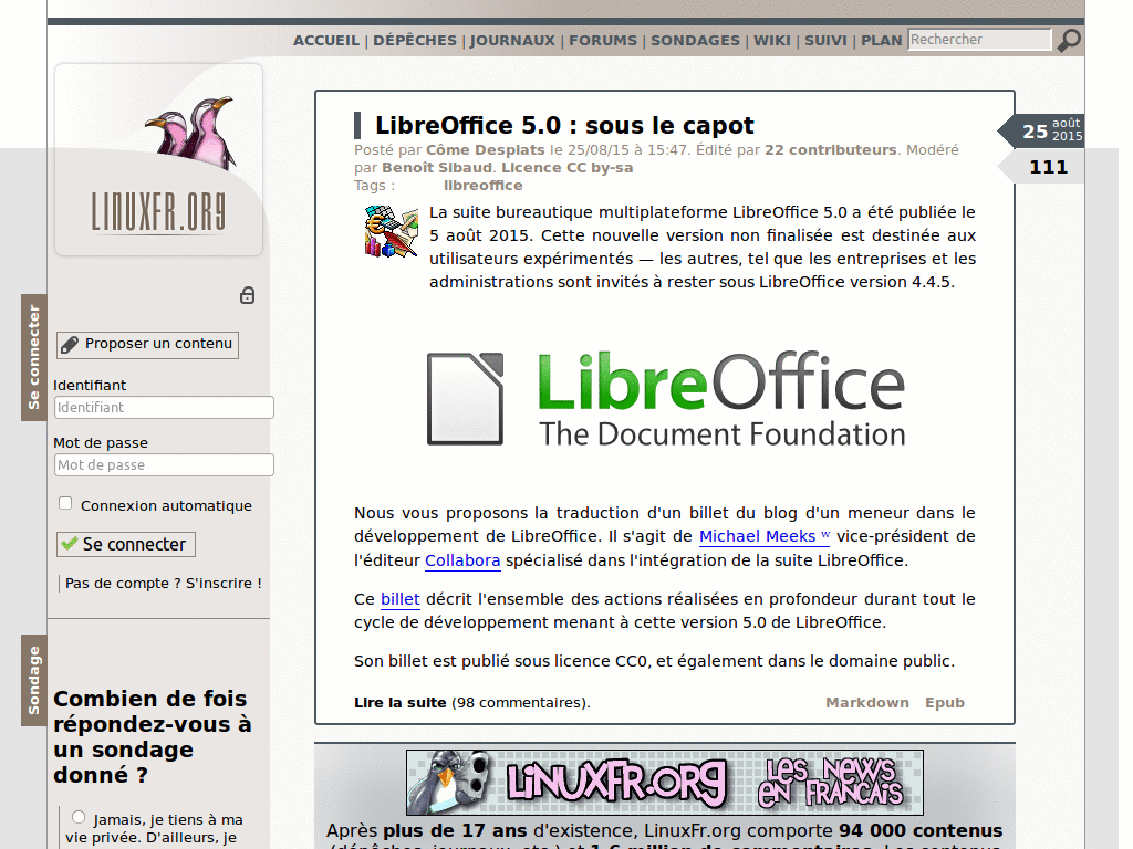 LinuxFr.org : Le Visiblotroll de grid