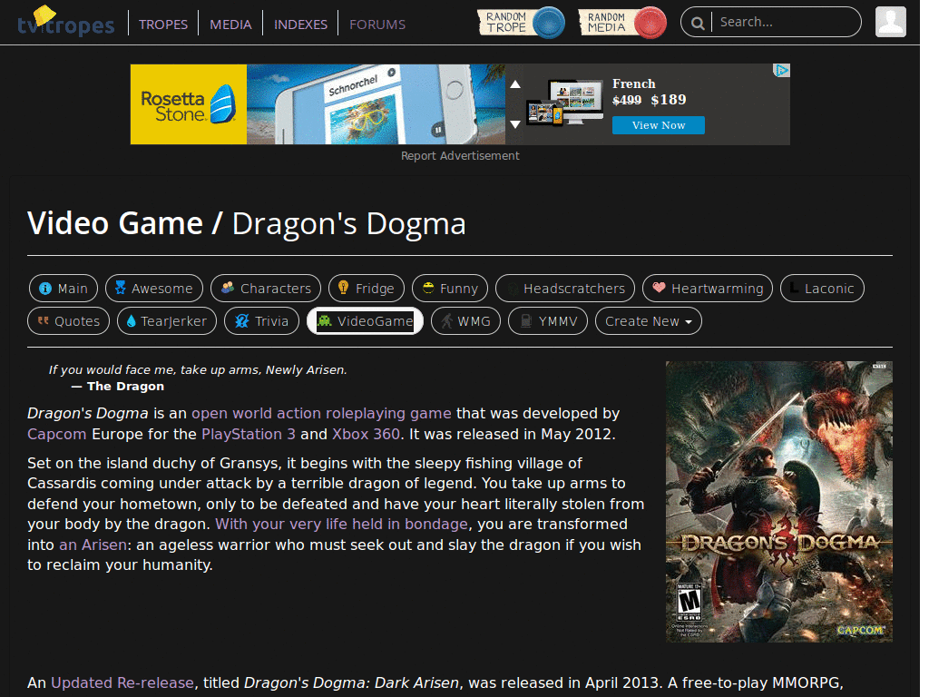 TV Tropes In The Dark