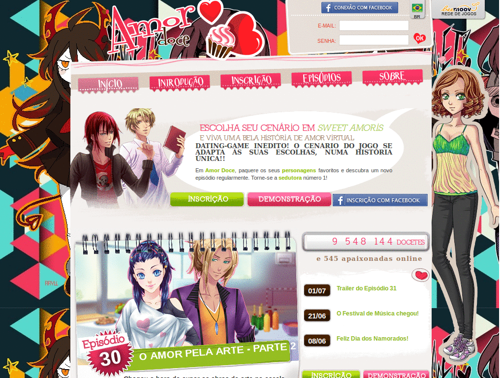 Amor Doce: Tema Games
