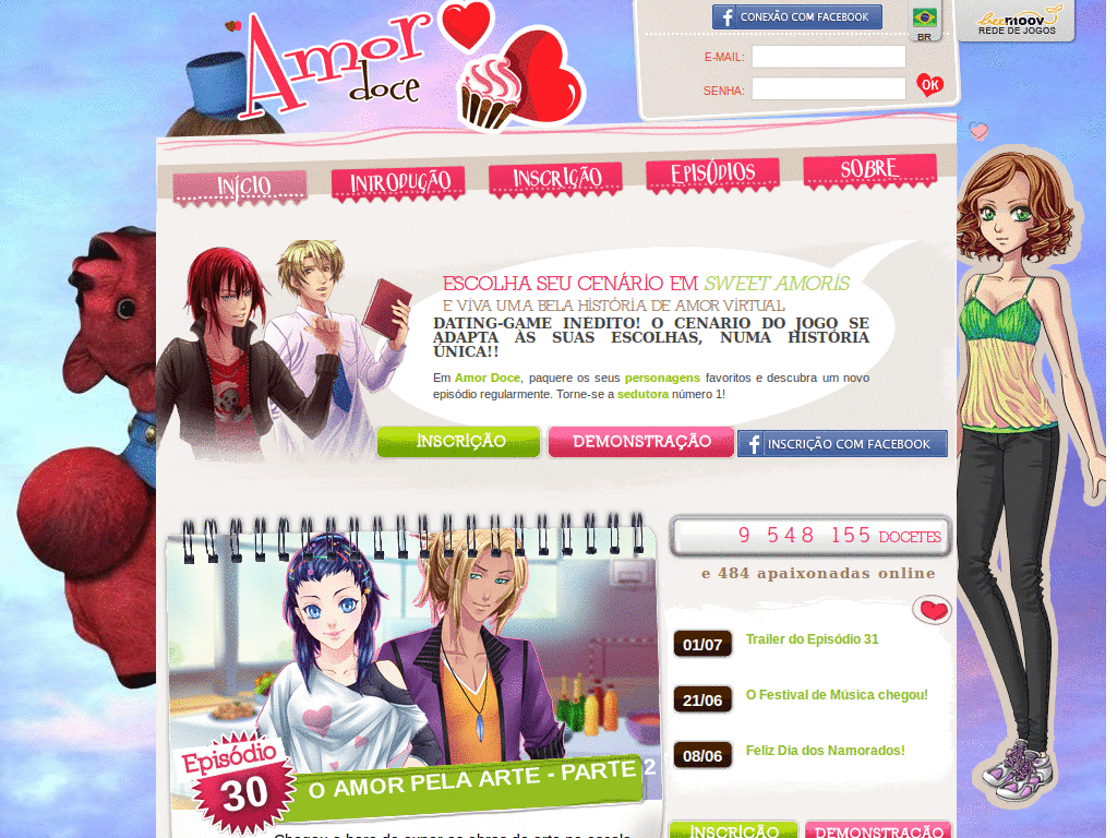 theme amor doce-ursinha lotie