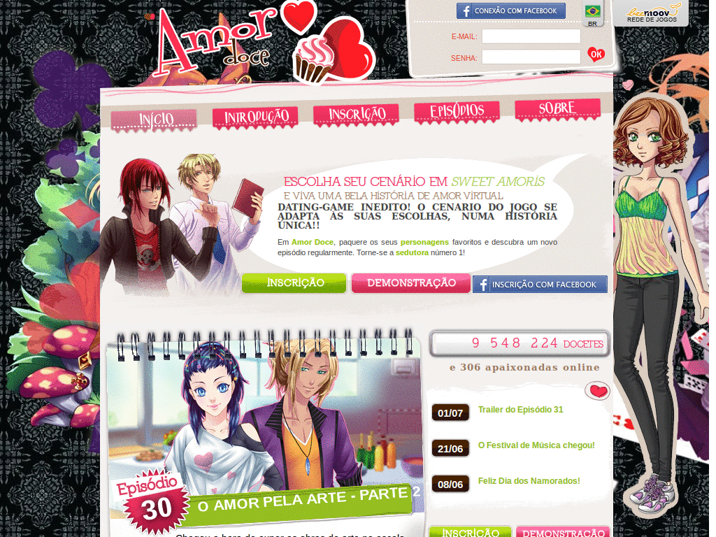 Amor doce tema Alice