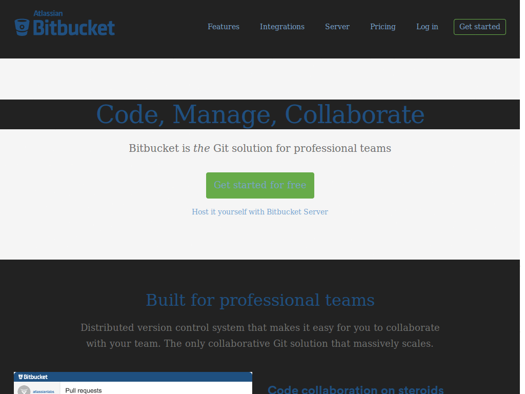 Amazing Dark Bitbucket