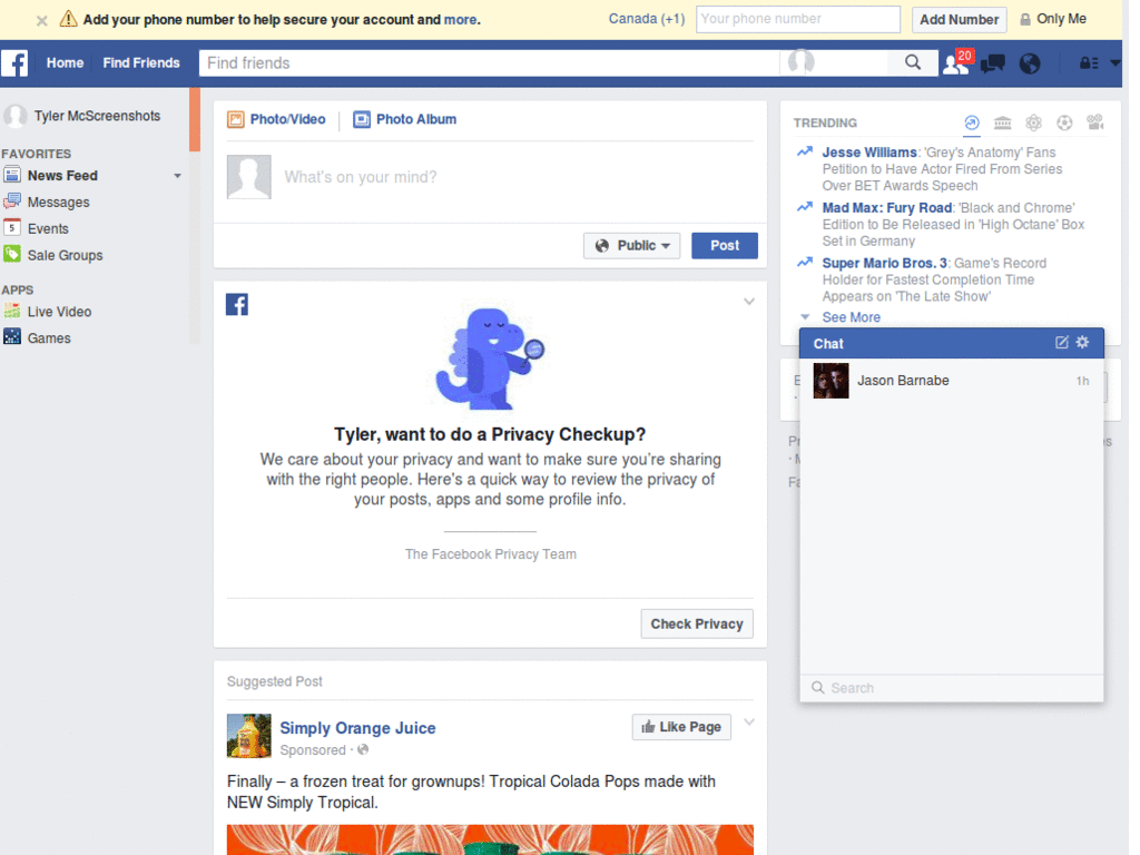 Clean Facebook Experience
