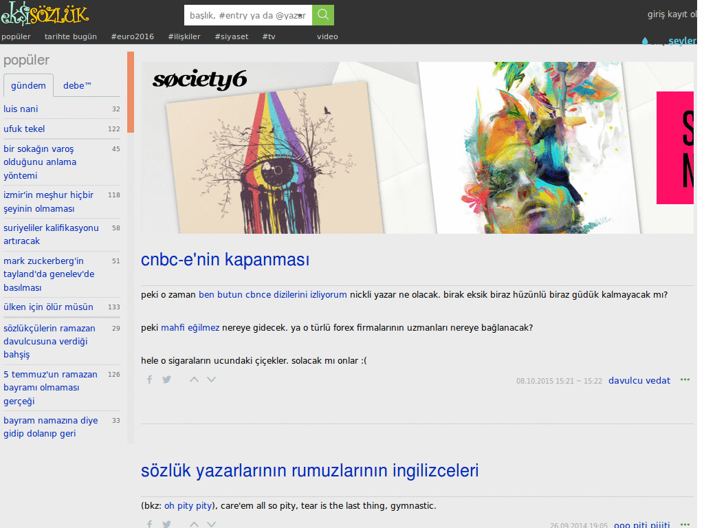 eksi firefox