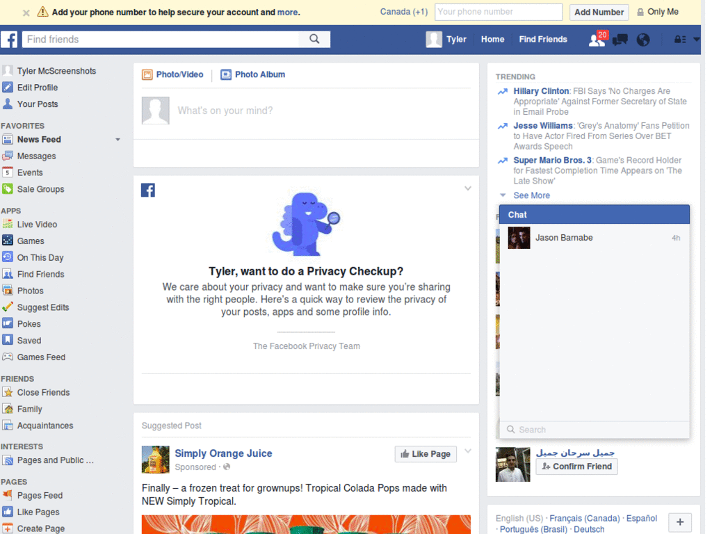 Hide Facebook group indicator numbers