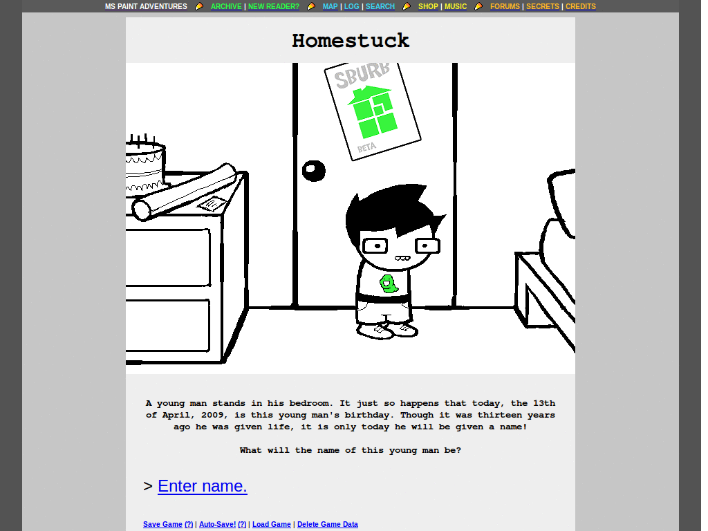 Homestuck Minifier