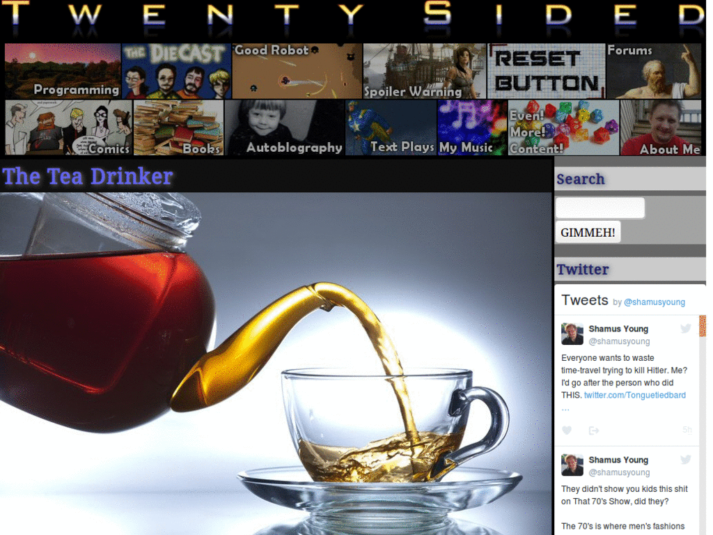 Dark Theme for Twenty Sided