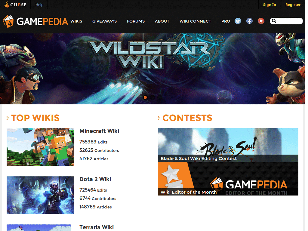 Gamepedia Fixes
