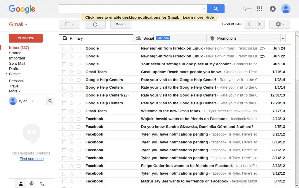 gMac skin for Gmail