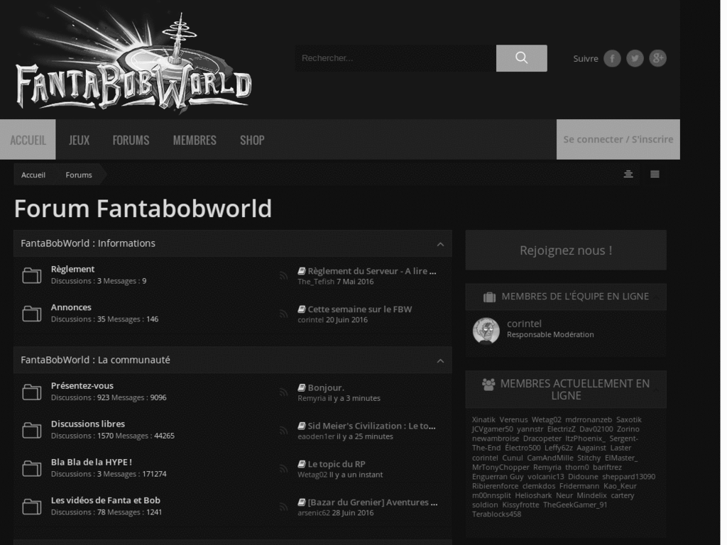 FantaBobWorld Sombre