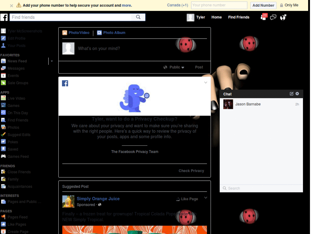 FACEBOOK 2016 (SHARINGAN)