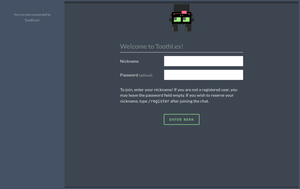 Dark Theme for Toothl.es