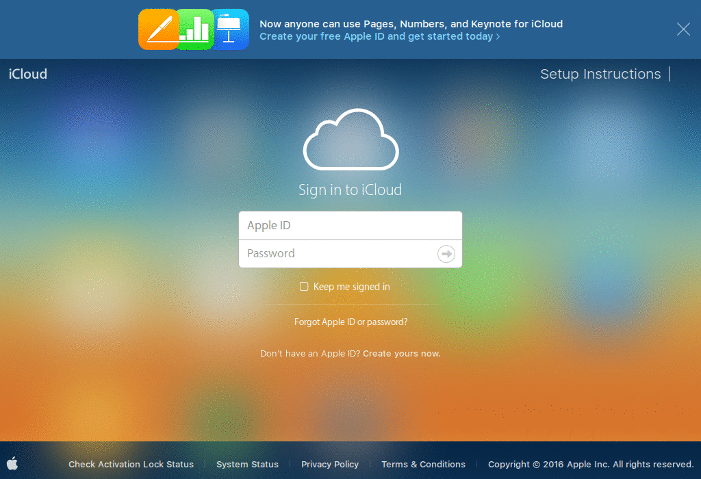 iCloud zoom 75%
